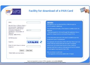 UTI PAN Card Download – e-PAN PDF, Reprint, Status Check Online