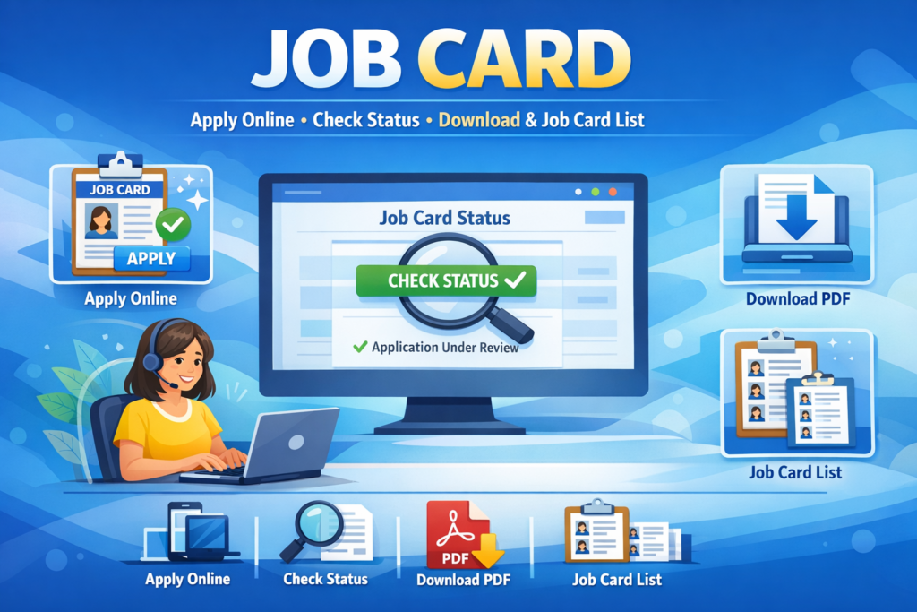 Job Card – Apply Online, Check Status, Download & Job Card List