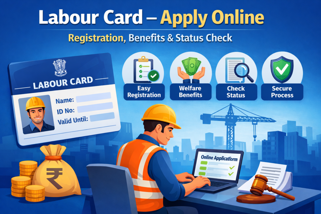 Labour Card – Apply Online, Registration, Benefits & Status Check