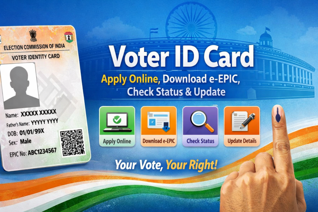 Voter ID Card – Apply Online, Download e-EPIC, Check Status & Update