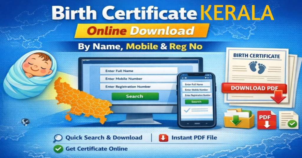 Birth Certificate Kerala Online – Apply, Download & Check Status
