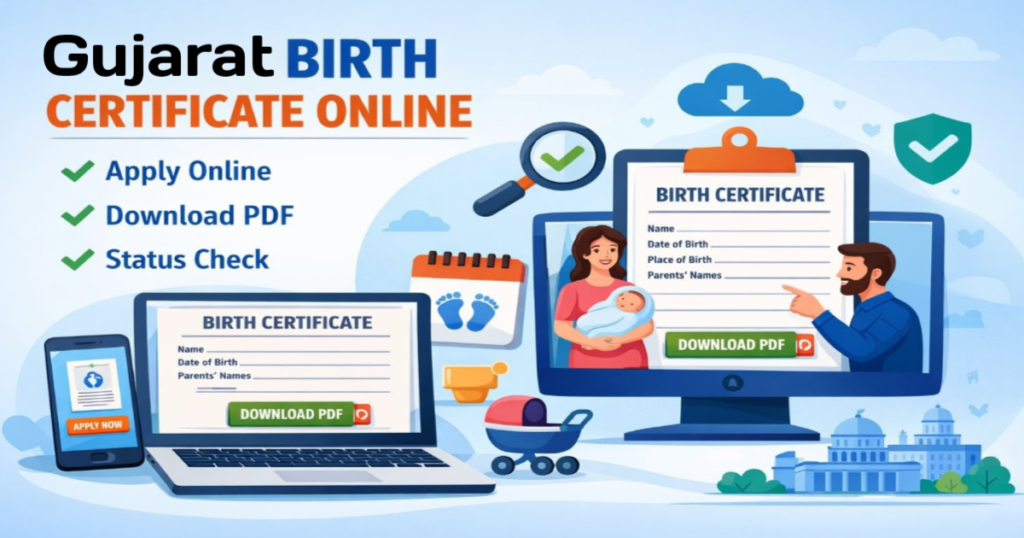 Birth Certificate Gujarat Online | Apply, Download PDF & Status Check