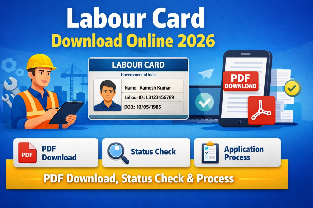 Labour Card Download Online 2026 – PDF Download & Status Check
