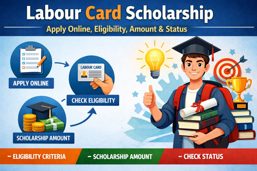 Labour Card Scholarship – Apply Online, Eligibility, Amount & Status