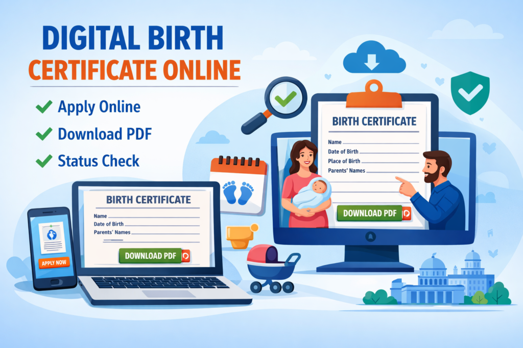 Digital Birth Certificate: Apply Online, Download PDF & Status Check