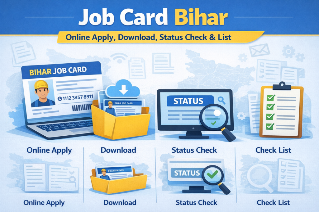 Job Card Bihar 2026 – Online Apply, Download PDF & Status Check