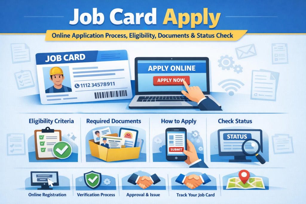 Job Card Apply Online – Download Job Card, Eligibility & Status Check