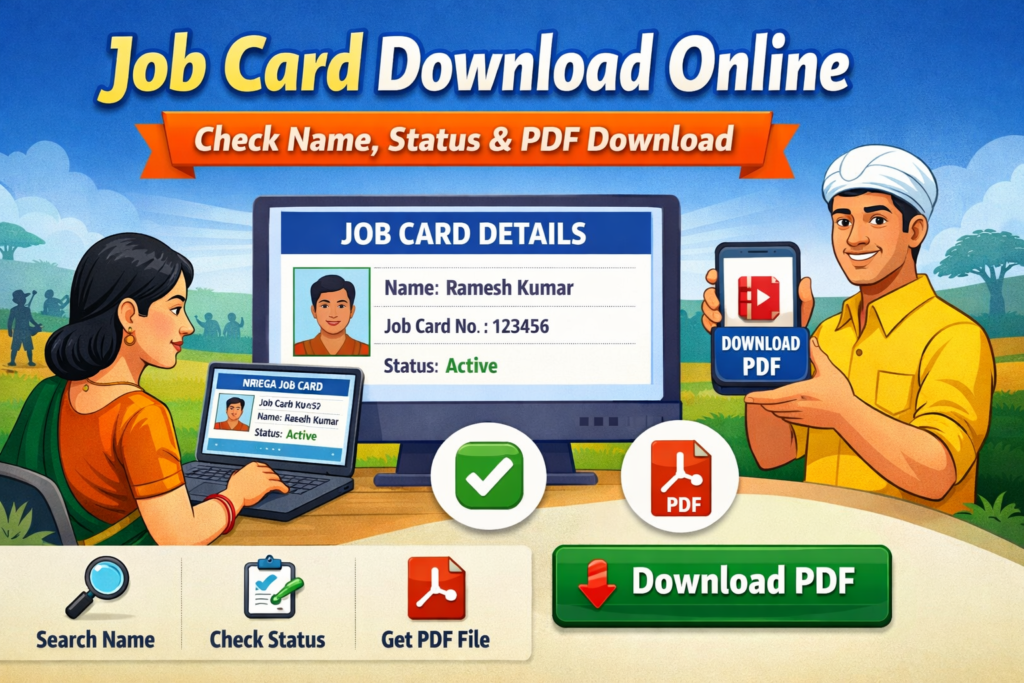 Job Card Download – Name Check, Status & PDF Online
