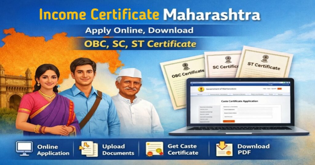 Income Certificate Maharashtra Apply Online, Download & Status Check