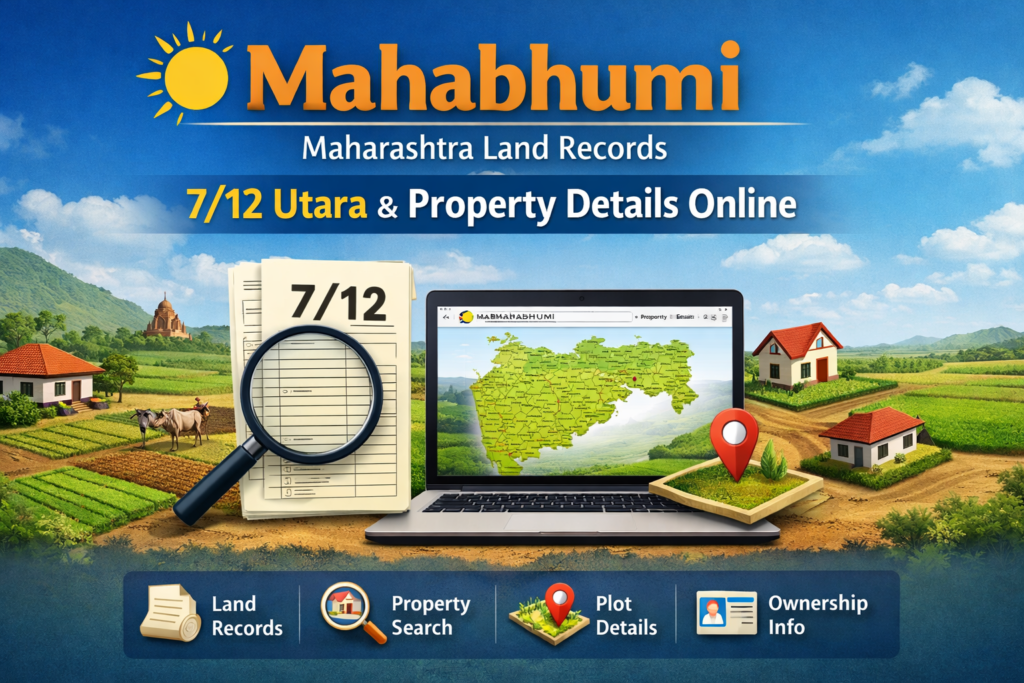 Mahabhumi – Maharashtra Land Records, 7/12 Utara & Property Details Online