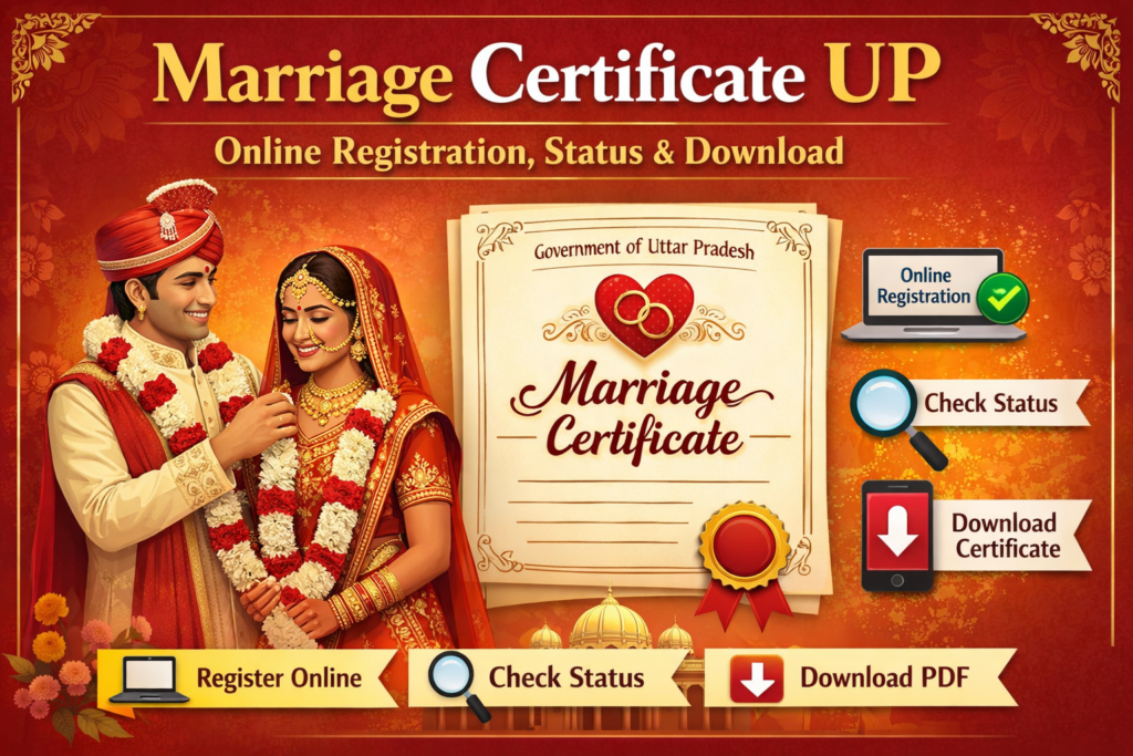 Marriage Certificate UP – Online Registration, Status & Download