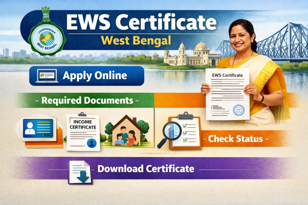 EWS Certificate West Bengal – Apply Online, Documents, Status Check & Download