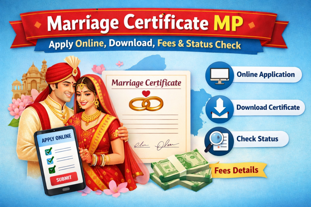 Marriage Certificate MP – Apply Online, Download, Fees & Status Check