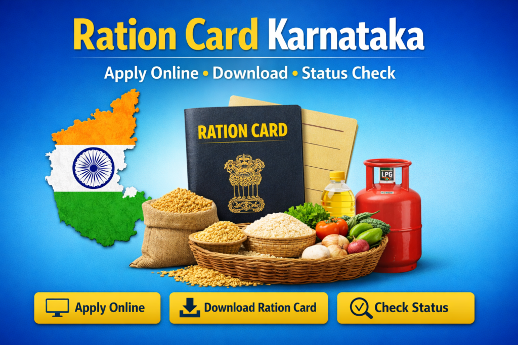 Ration Card Karnataka – Apply Online, Download & Status Check
