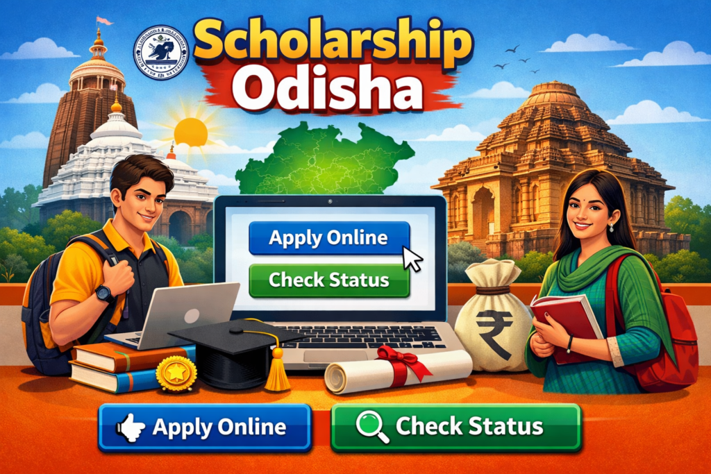 Scholarship Odisha – Apply Online & Status Check