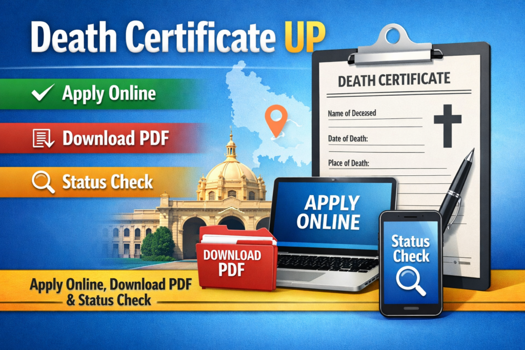 Death Certificate UP – Apply Online, Download PDF & Status Check