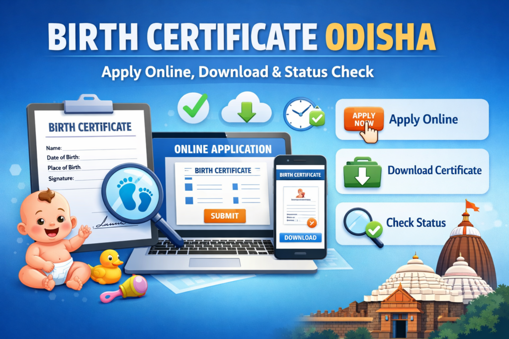 Birth Certificate Odisha – Apply Online, Download & Status Check