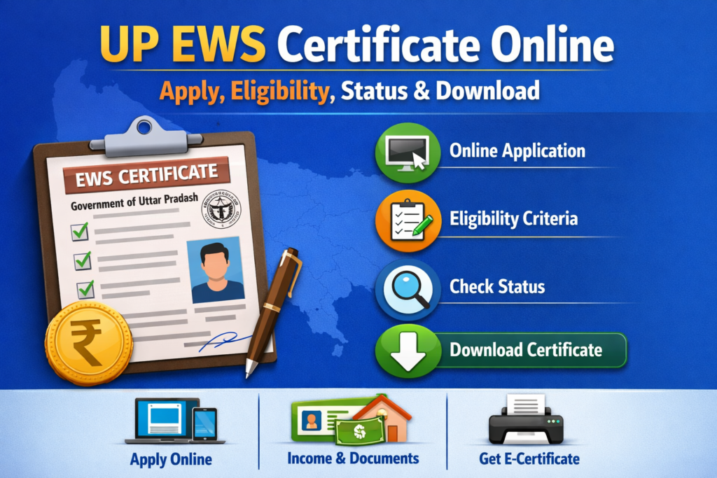 UP EWS Certificate Online – Apply, Eligibility, Status & Download