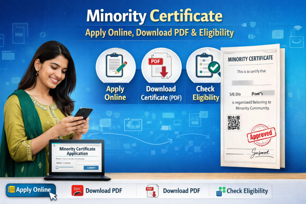 Minority Certificate Apply Online, Download PDF & Eligibility