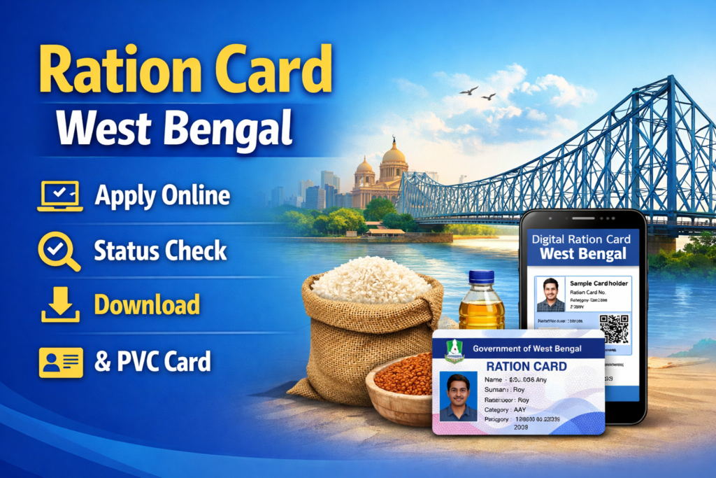 Ration Card West Bengal – Apply Online, Status Check, Download & PVC Card