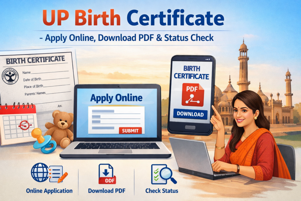 UP Birth Certificate – Apply Online, Download PDF & Status Check