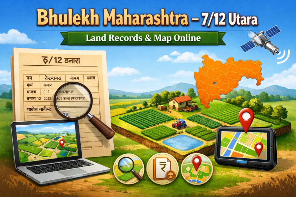Bhulekh Maharashtra – 7/12 Utara, Land Records & Map Online