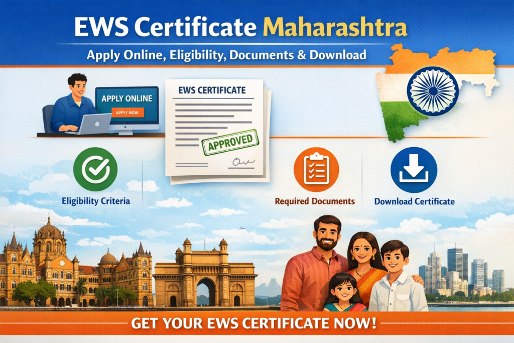 EWS Certificate Maharashtra – Apply Online, Eligibility, Documents & Download