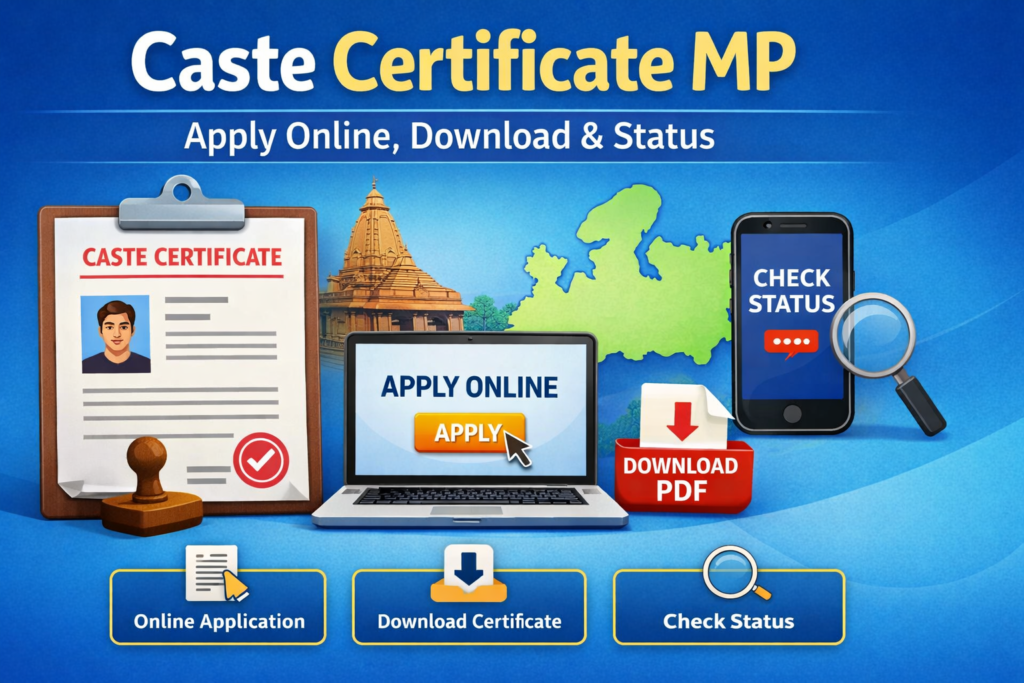 Caste Certificate MP – Apply Online, Download & Status