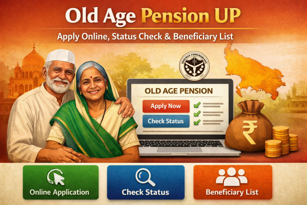 Old Age Pension UP Apply Online, Status Check & Beneficiary List