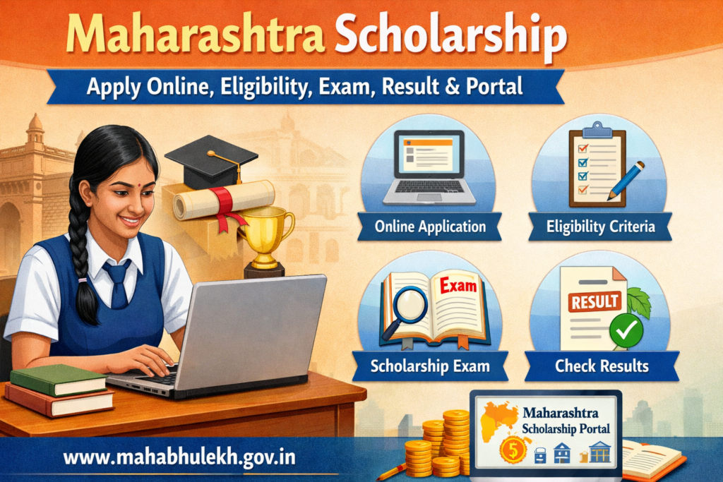 Maharashtra Scholarship 2026 – Apply Online, Eligibility, Exam, Result & Portal Details