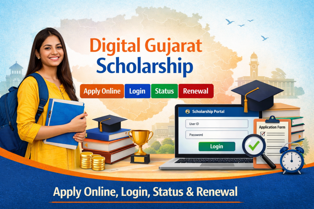 Digital Gujarat Scholarship – Apply Online, Login, Status & Renewal