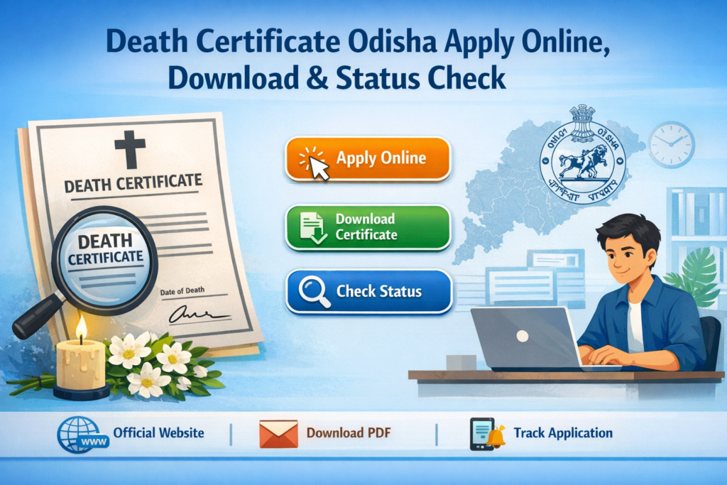 Death Certificate Odisha Apply Online, Download & Status Check