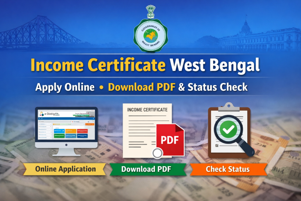 Income Certificate West Bengal – Apply Online, Download PDF & Status Check