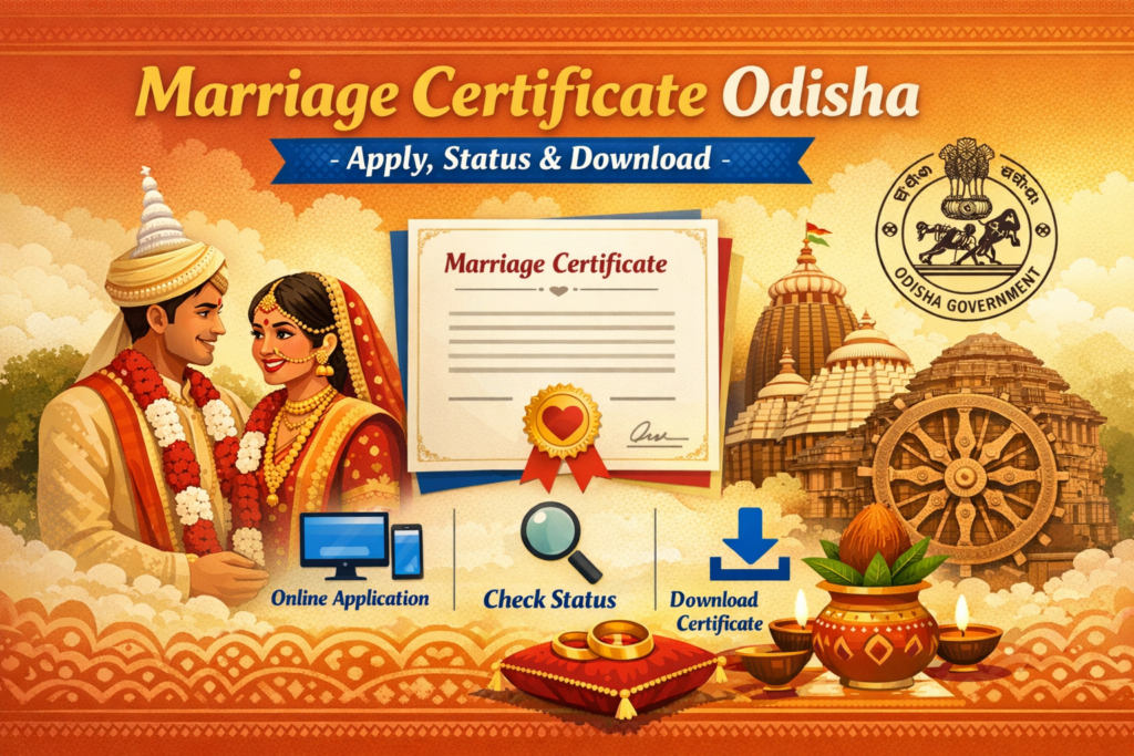 Marriage Certificate Odisha: Apply, Status & Download