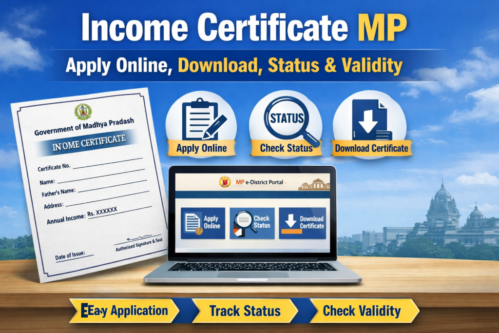 Income Certificate MP – Apply Online, Download, Status & Validity