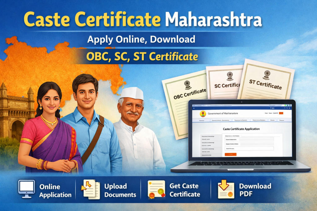 Caste Certificate Maharashtra – Apply Online, Download, OBC, SC, ST
