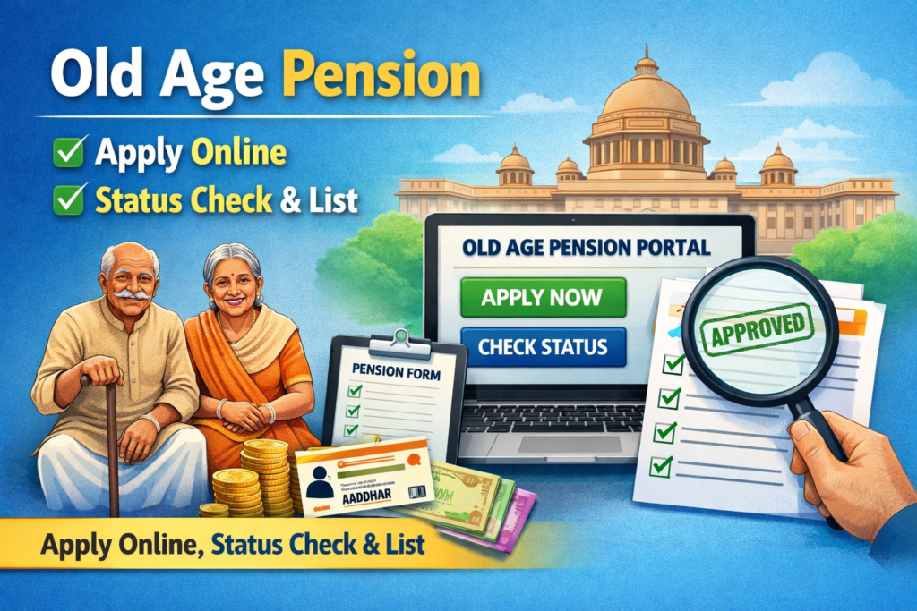 Old Age Pension – Apply Online, Status Check & List