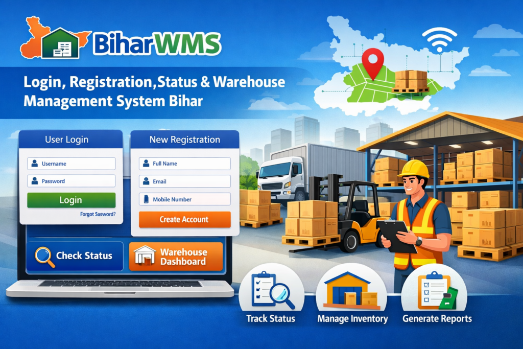 BiharWMS – Login, Registration, Status & Warehouse Management System Bihar