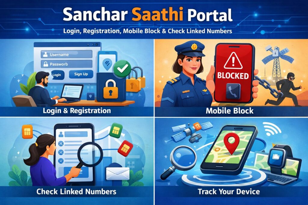 Sanchar Saathi Portal: Login, Registration, Mobile Block & Check Linked Numbers