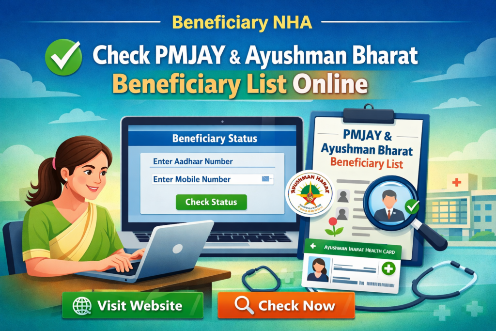 Beneficiary NHA – Check PMJAY & Ayushman Bharat Beneficiary List Online