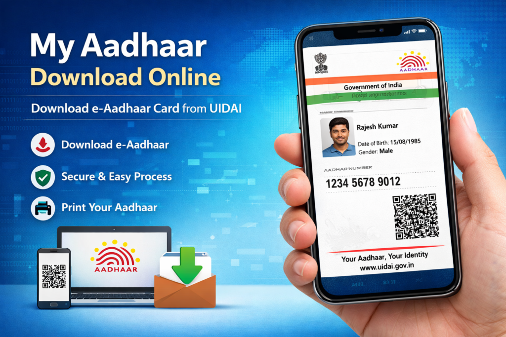 My Aadhaar Download Online – Download e-Aadhaar Card from UIDAI