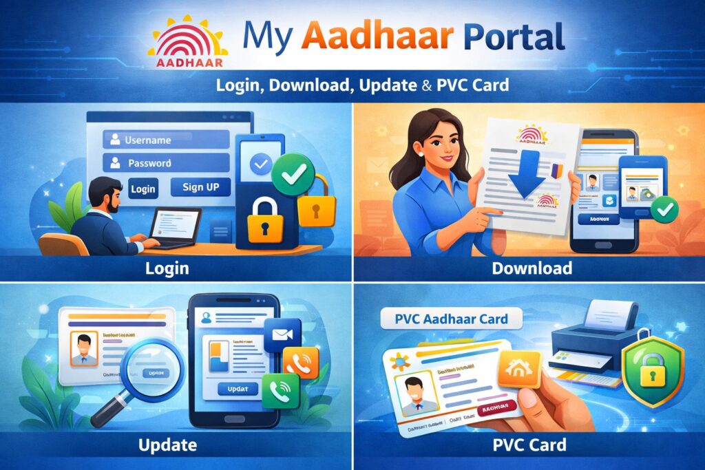 My Aadhaar Portal – Login, Download e-Aadhaar, Update & Status Check Online